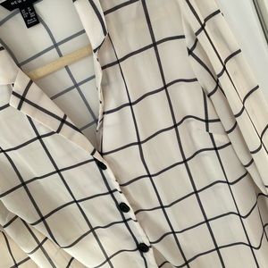 NEW LOOK Checkered Top
